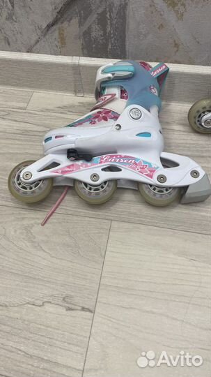 Роликовые коньки детские раздвижные