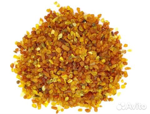 Янтарь, не обработанная крошка