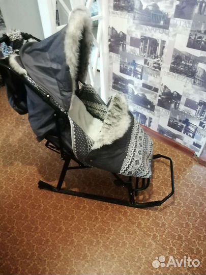 Коляска санки