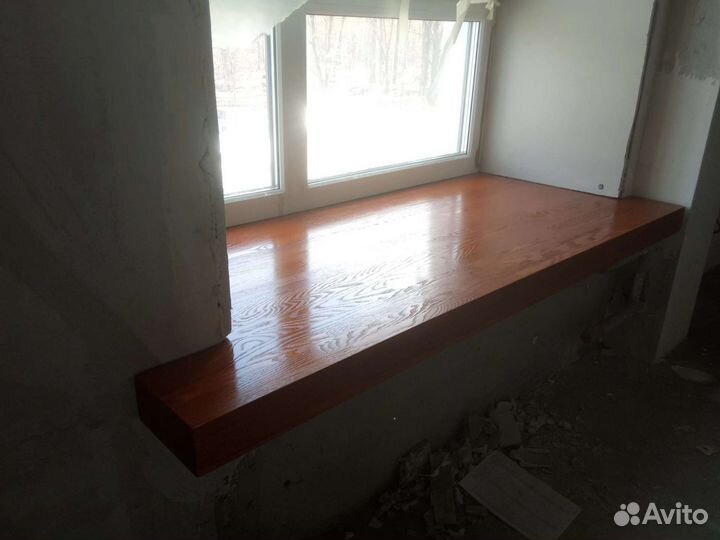 Подоконник деревянный