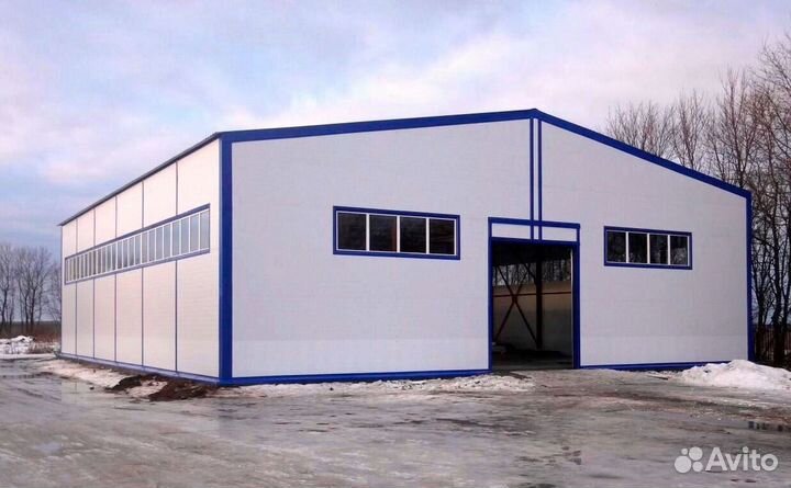 Ангар металлический