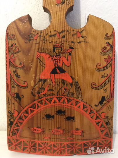 Доска кухонная с художественной росписью