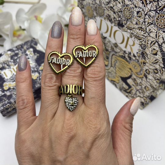 Серьги и кольцо