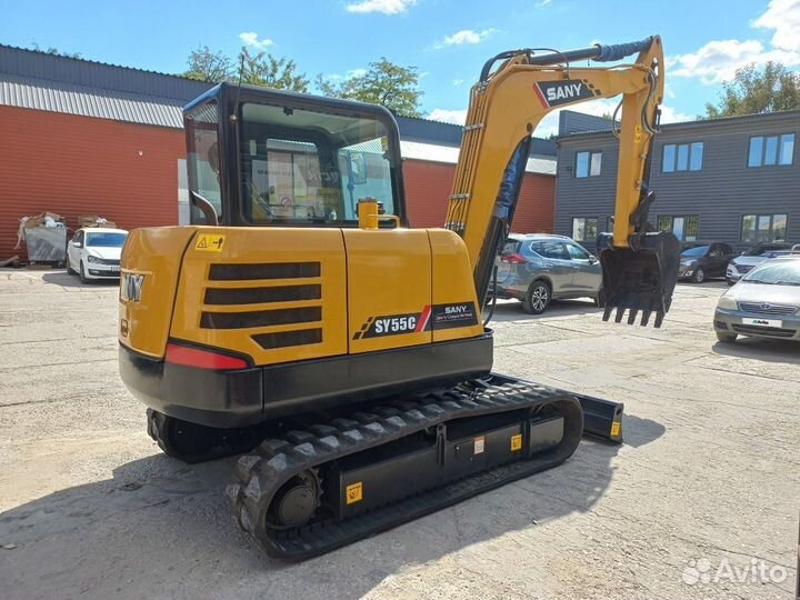 Мини-экскаватор Sany SY55C, 2024