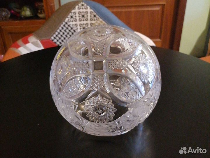 Хрустальный шар, салатник, конфетница, СССР