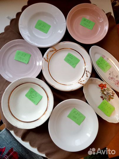 Тарелки салатницы селёдочницы блюда СССР