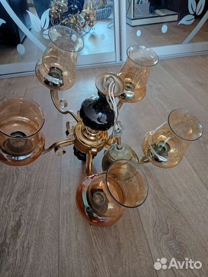 Люстра потолочная бу