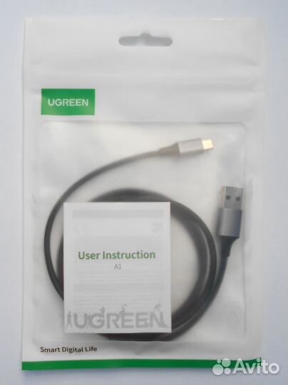 Ugreen кабель Новый (зарядка и передача данных)