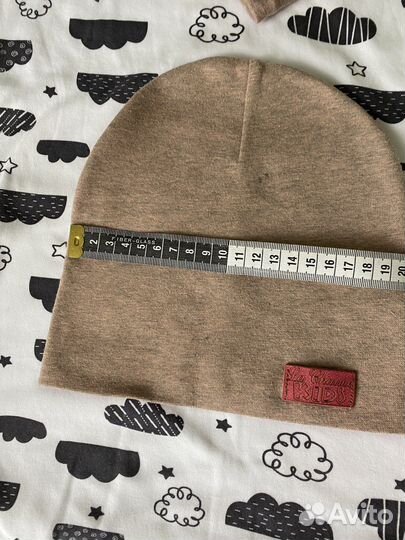 Комплект шапка-бини и снуд для девочки