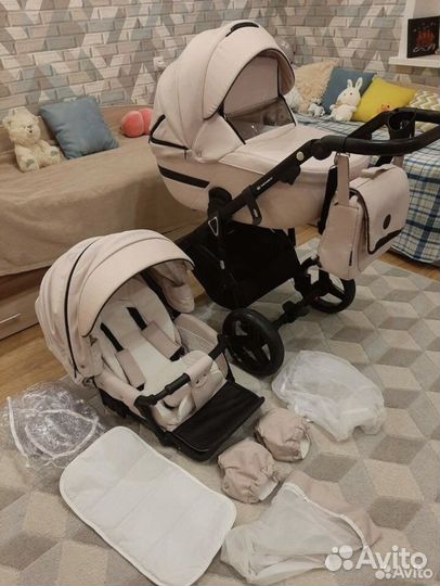 Коляска 2 в 1 Adamex Cortina