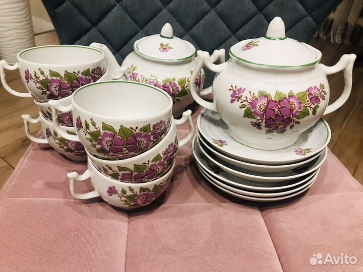 Сервиз чайный СССР Вербилки