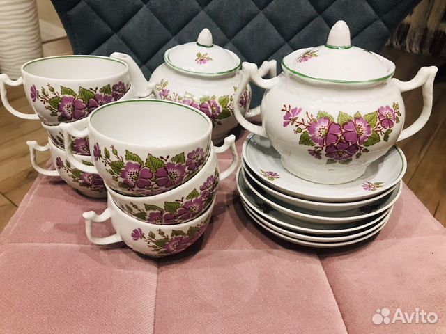 Сервиз чайный СССР Вербилки