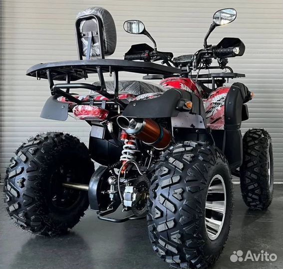 Квадроцикл Grizzly 250cc красный