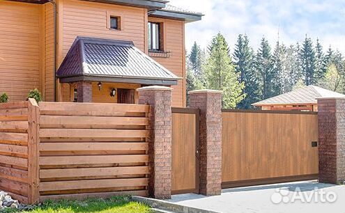 Откатные ворота под ключ