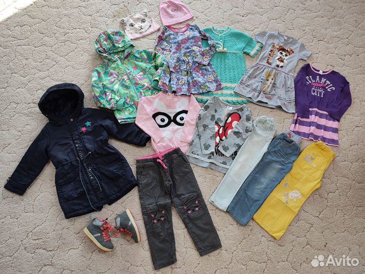 Пакет одежды на 3-4 года