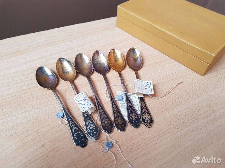 Новые серебряные ложечки СССР