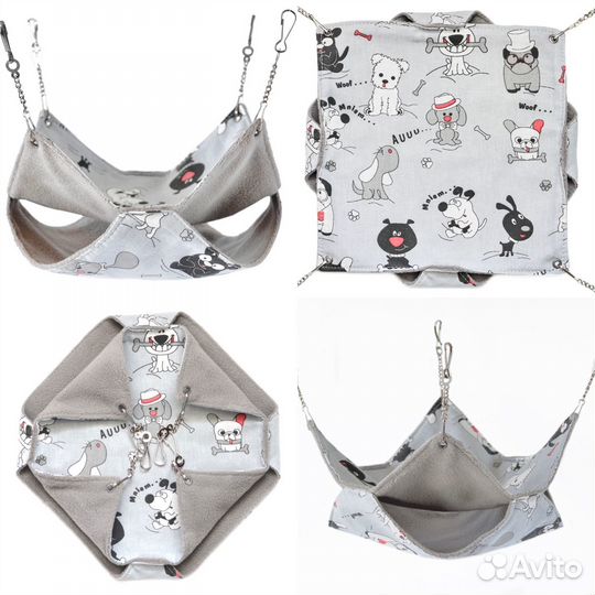 Гамак двухэтажный для крыс, грвзунов и тп