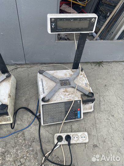 Весы электронные с печатью digi sw-100 б/у