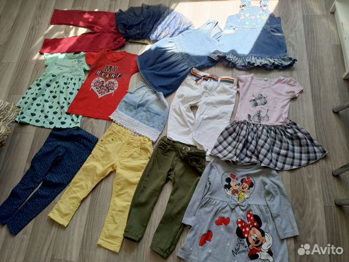 Вещи пакетом для девочки 2-3,5 года