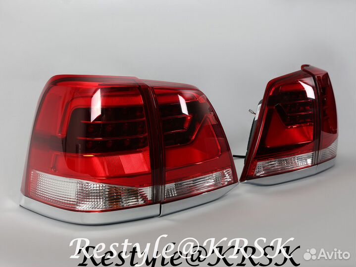 Стопы Toyota Land Cruiser 200 08-15г Стиль 16г