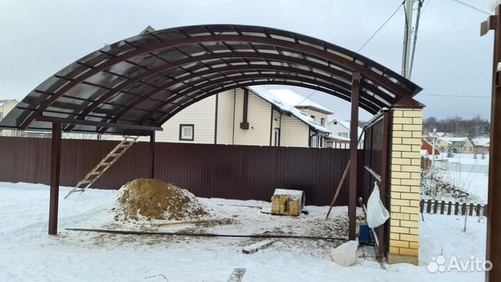 Навес для дачи