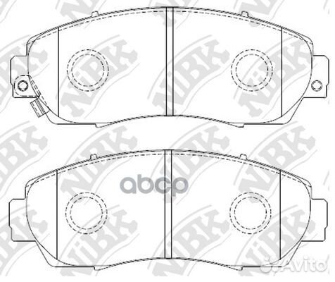 Колодки NiBK PN8802 PN8802 NiBK