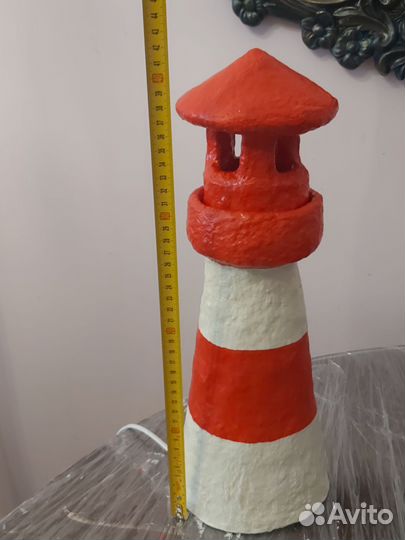 Лампа настольная, светильник маяк