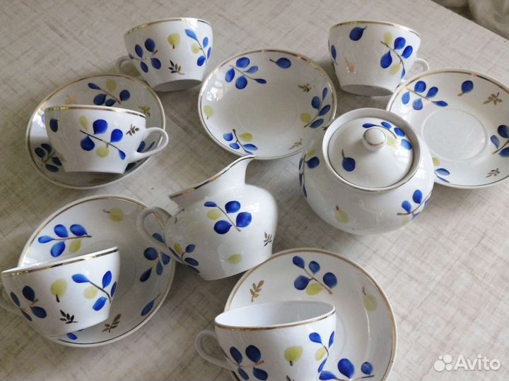 Винтажный сервиз для чая или кофе