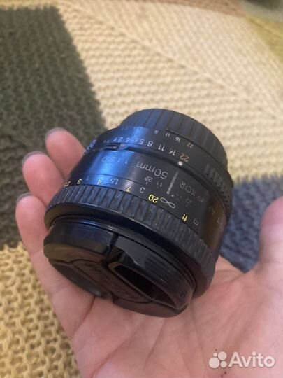 Объектив nikon 50mm f 1.8g af nikkor
