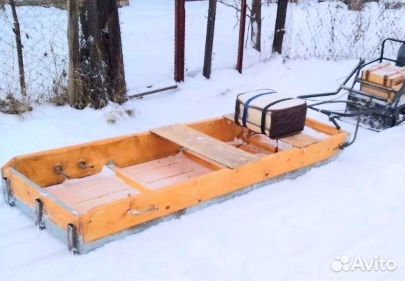 Сани волокуши для снегохода