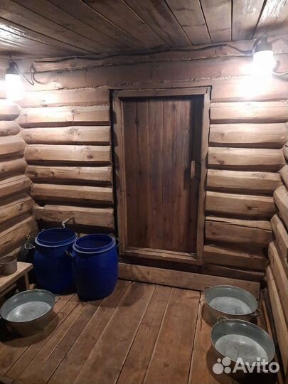 Баня на дровах с мангалом