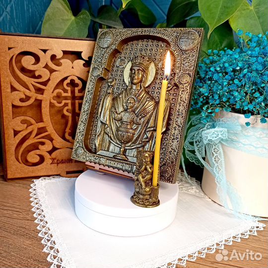 Икона Неупиваемая Чаша подарочный комплект