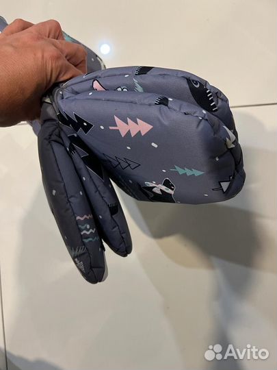 Муфты-варежки на коляску/санки новые