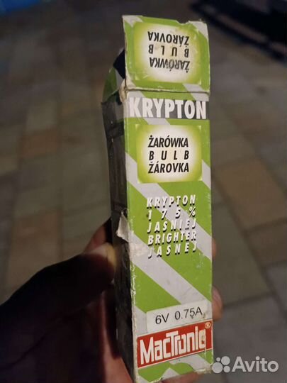 Лампа 6В 0.75 А 10 шт