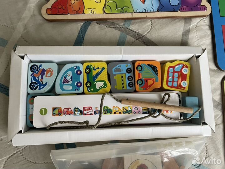 Развивающие игрушки деревянные
