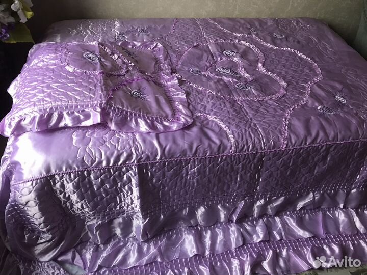 Комплект двуспальный из покрывала и двух наволочек