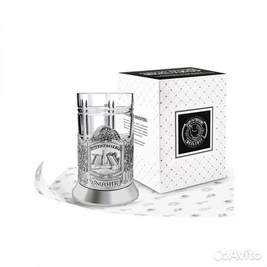 Набор для чая Разводные мосты посереб