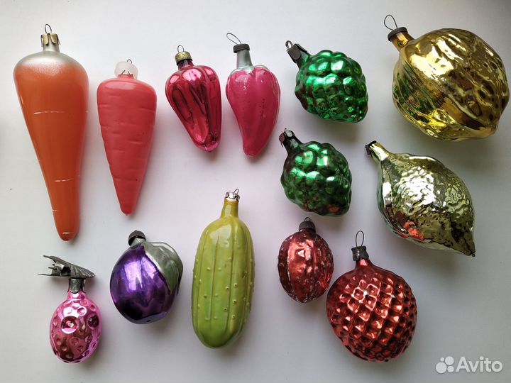 Набор елочных игрушек СССР советских и ГДР