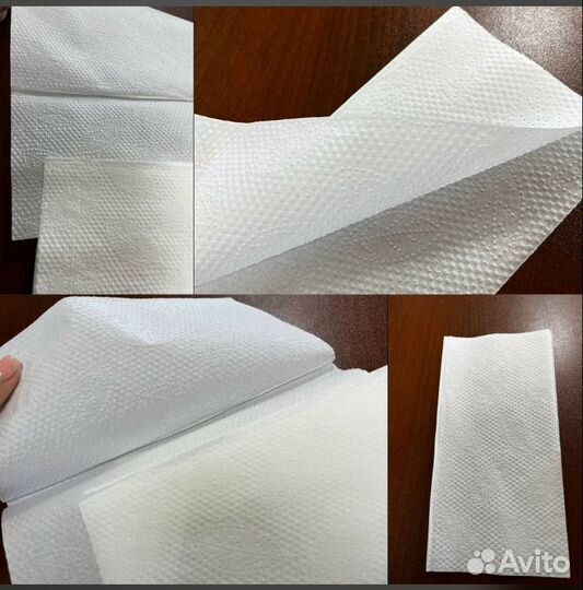 Бумажные полотенца V-сложения для диспенсера