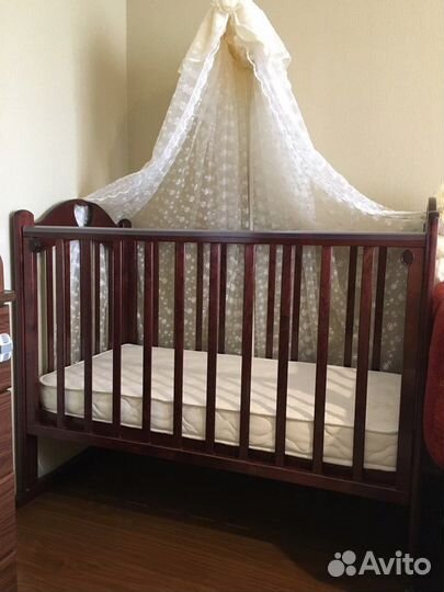 Детская кровать с ортопедическим матрасом