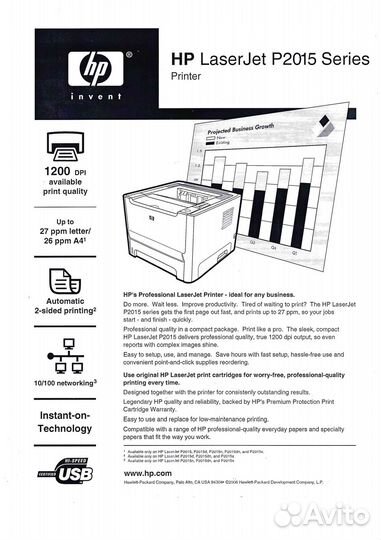 Принтер HP LaserJet P2015