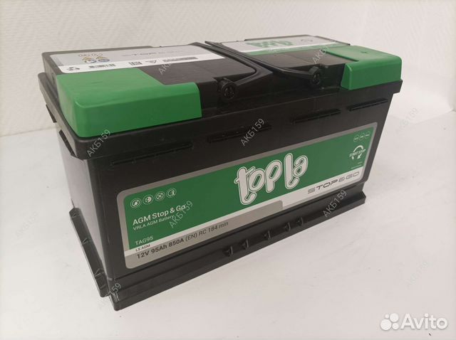 Аккумулятор для BMW X3 X5 Topla AGM 95 Ач обр