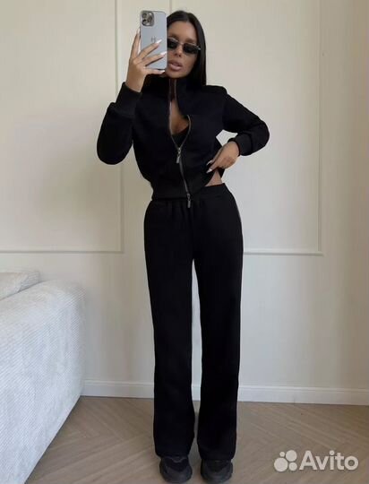 Костюм женский бомбер на молнии