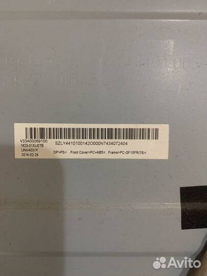 Разбор toshiba 40L2453RK