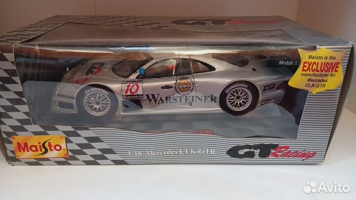 1/18 Maisto Mercedes-Benz CLK GTR выпуск до 2005г