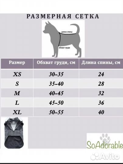 Костюм для собак