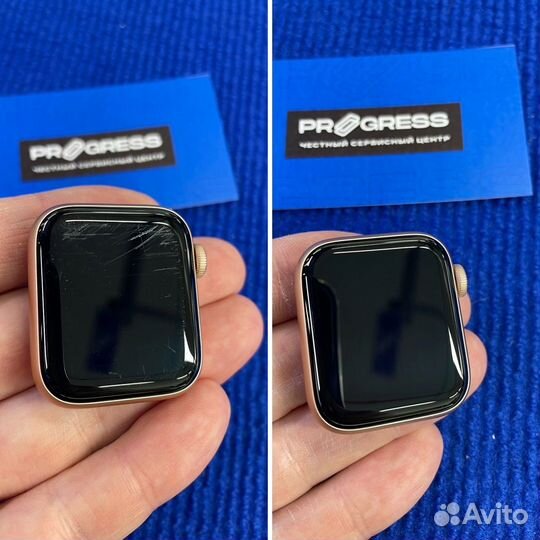 Полировка часов apple watch