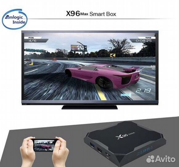 Медиаплеер тв приставка X96 Max Plus 2/16