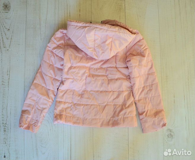 Весенняя розовая куртка, размер S