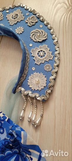 Карнавальный костюм снегурочки 104-116